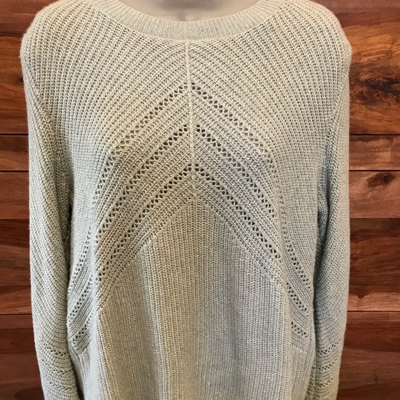 Lucky Brand light blue sweater with sparkle - Picture 5 of 12